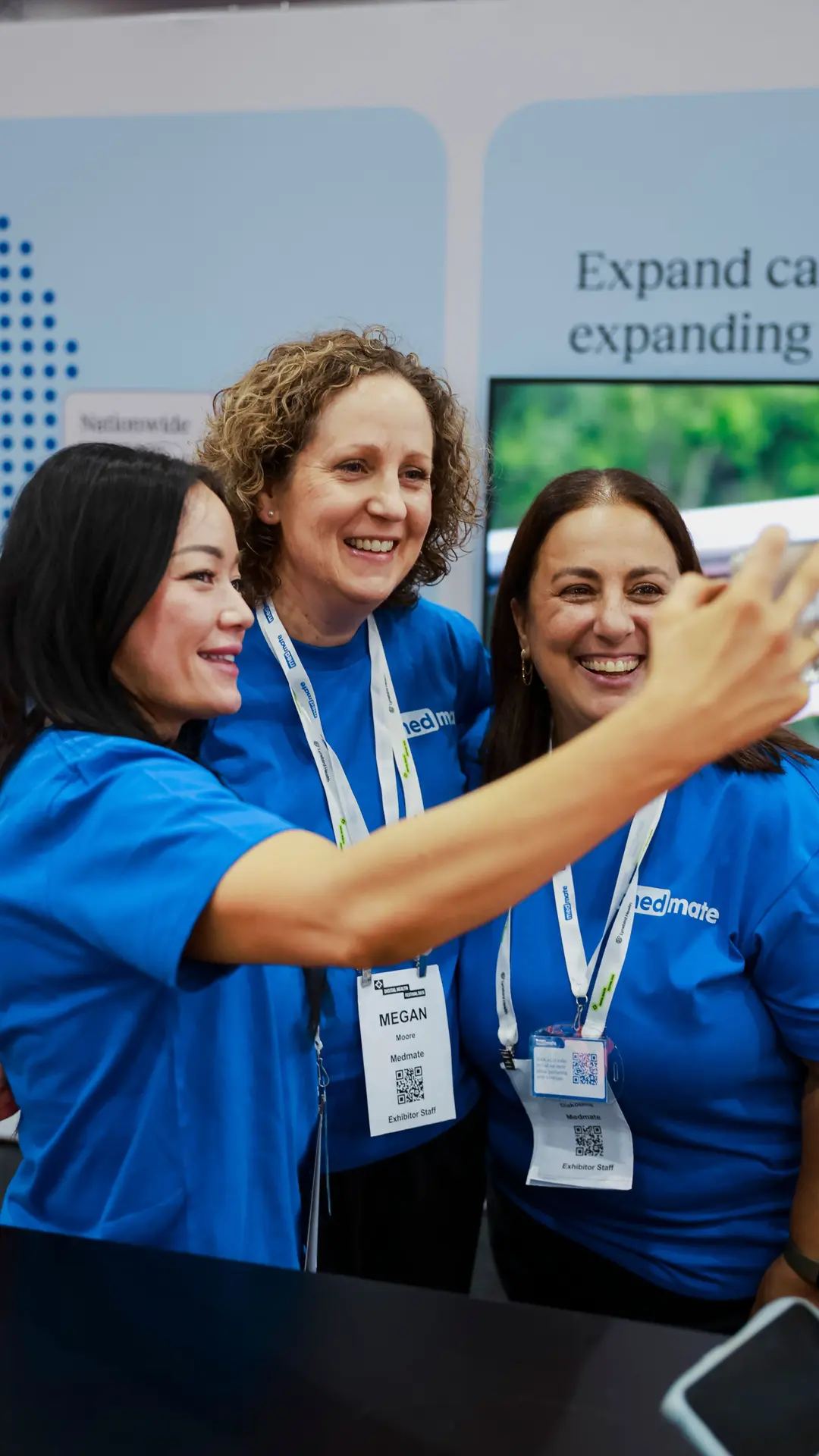 Medmate team at the Digital Health Festival exhibitor stand