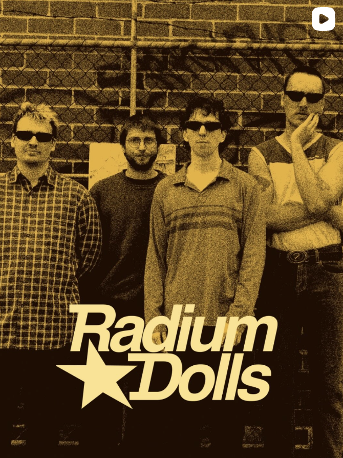 Radium Dolls event poster creative for The Beaches